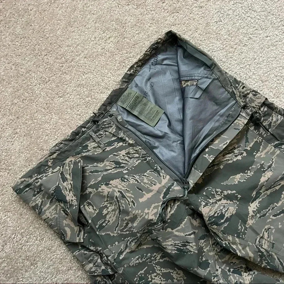 USAF Cold Weather Tiger Stripe Camouflage Trousers Pant XL Long SPM1C1-08-D-1041 - Picture 6 of 16